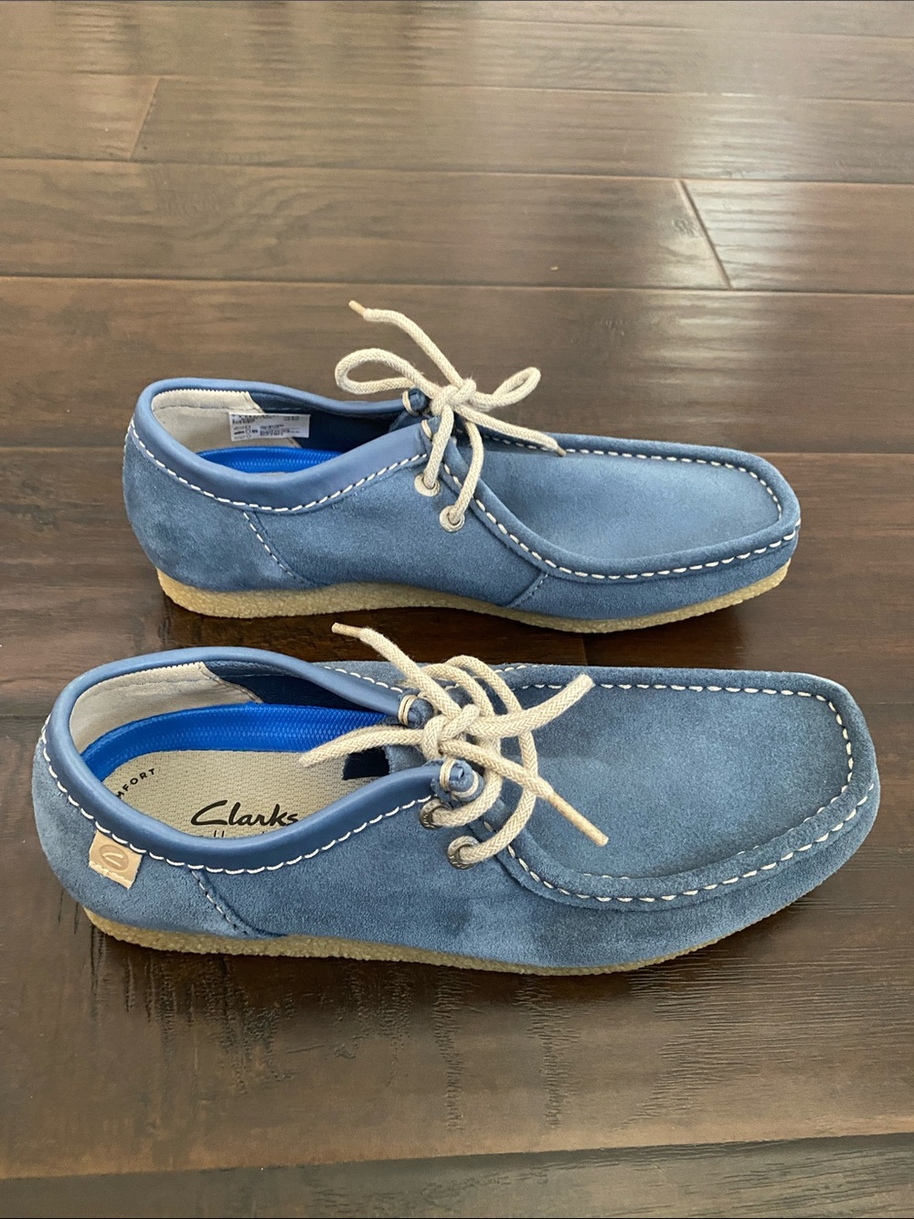 New with box Clark’s collection lace up leather upper suede men’s size 9M